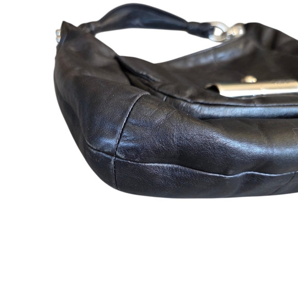 Coach Kristin Black Leather Hobo - Picture 3 of 12